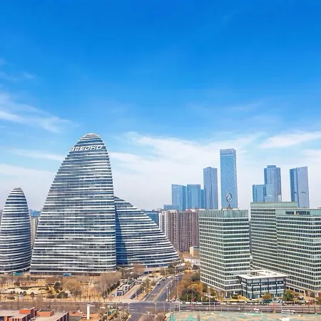 Byside Hotel (Wangjing SOHO Futong Subway Station) Отели рядом с достопримечательностью «Комплекс Ванцзин SOHO»