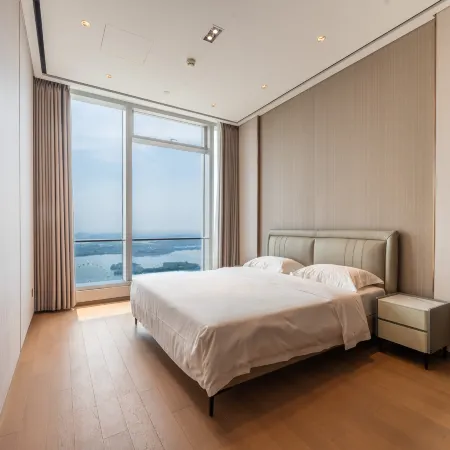 Topsky | IFS Skyline Homestay (Suzhou Jinji Lake Expo Center) Отели рядом с достопримечательностью «Книжный магазин Eslite»