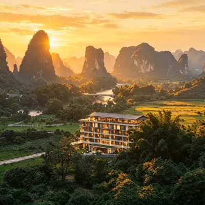 SYYF·Shiyuyuanfang Galley Hotel (Yangshuo Ten-Mile Gallery‌ Yulong River‌) Hotels near Gongnong Bridge