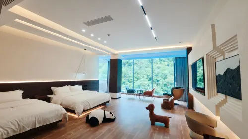 Xueyu Vale · Riverside Mountain Manor (Wolong Branch) - بار