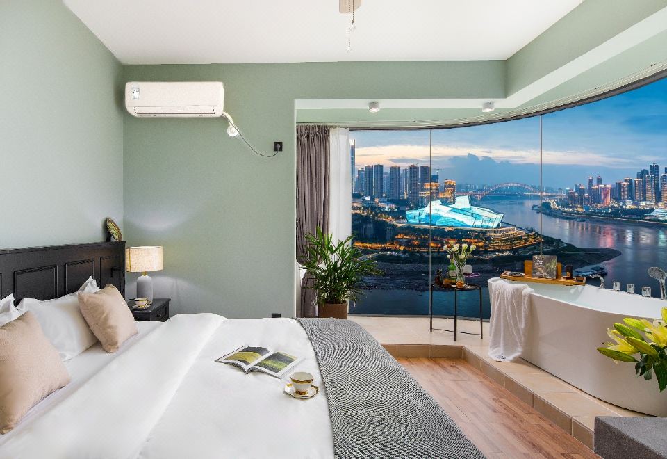 fandiao apartment에서 바라본 충칭 야경