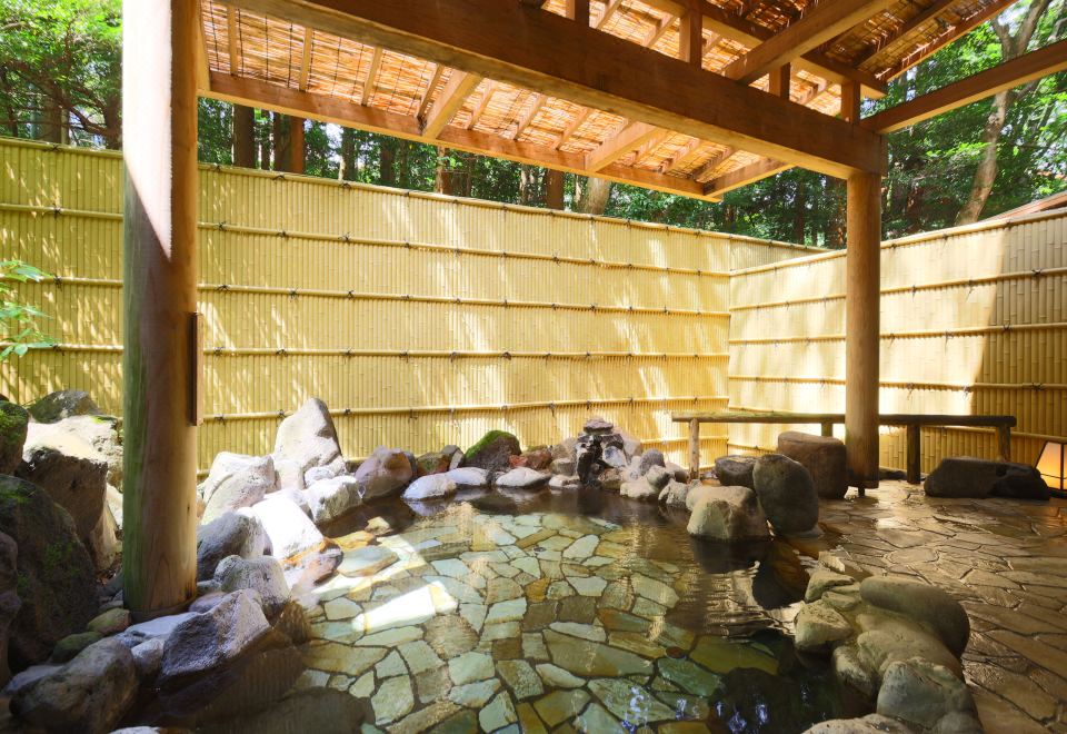 미즈노토 료칸의 외관 또는 정원