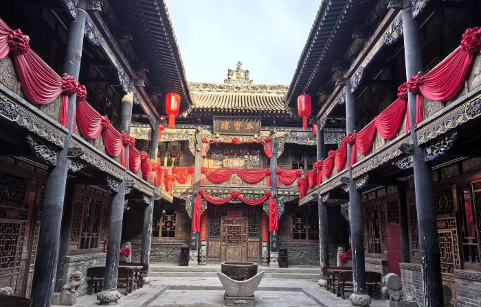 平遥松盛長中国式旅館（古城南大通り）