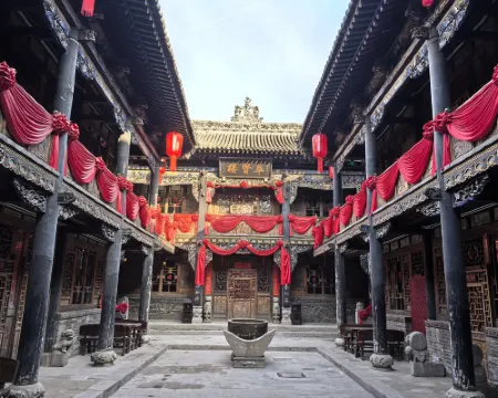 平遥松盛長中国式旅館（古城南大通り） 平遥のホテル