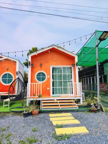 บ้านชายหาดมีชั้นลอย