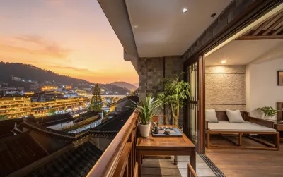 Phoenix Qingcheng Mountain Water · Courtyard Viewing Homestay Hoteles en 