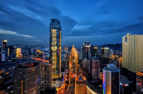 Ouchen · Grand High-Rise Hotel (Jiefangbei Pedestrian Street Hong Ya Dong) - พร้อมWifi