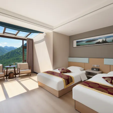 Shicheng Ancient Residence | Guanxi Pavilion Sunrise Encounter Golden Mountain (Zhagana Scenic Area)