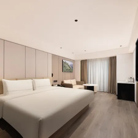 Harbin West Station Jinjue Wanxiang Atour Hotel Отели рядом с достопримечательностью «Железнодорожный вокзал Харбин-Западный»