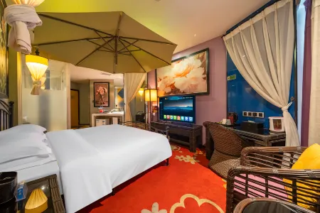 Zhengzhou Haochen Hotel (Zhongyuan Wanda Ersha Metro Station Branch) Отели рядом с достопримечательностью «Henan Xinhua Computer College»