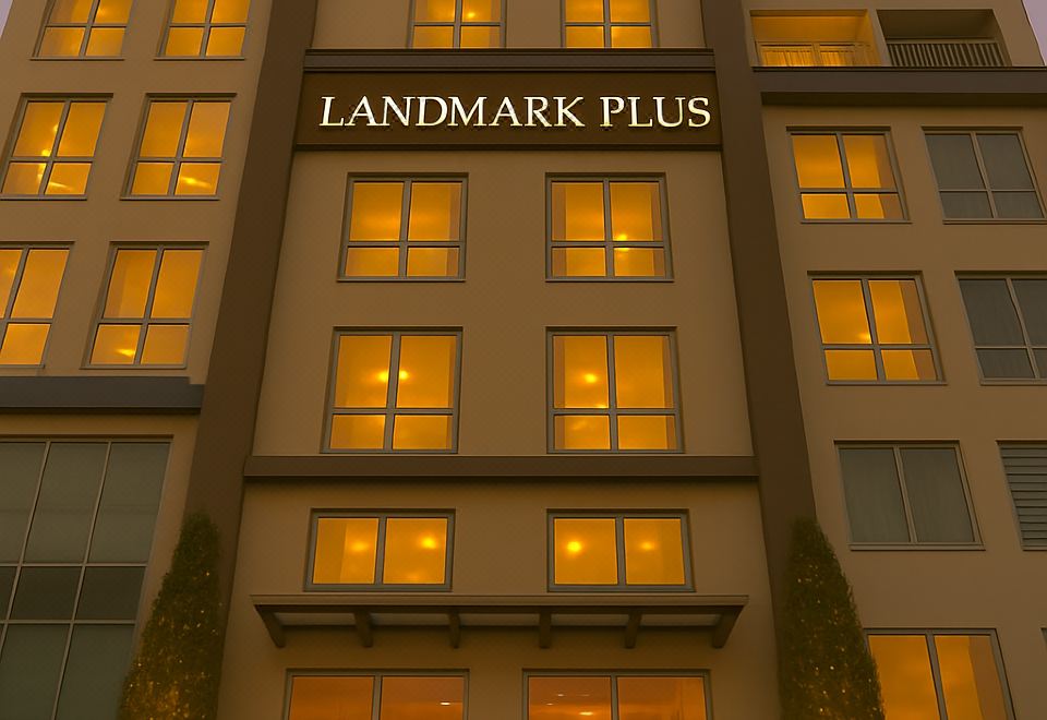 Landmark Plus By Somi Luxstay의 현대적인 주방