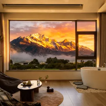 Wuyueli・Daydream丨Full View360° Panoramic Sunshine Golden Mountain Boutique Stay (Baisha Old Town)