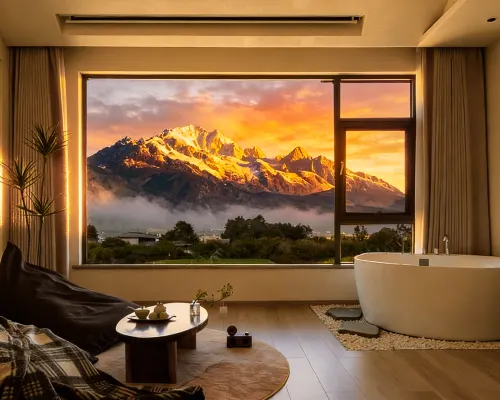 Wuyueli・Daydream丨Full View360° Panoramic Sunshine Golden Mountain Boutique Stay (Baisha Old Town) Hotels in Yulong