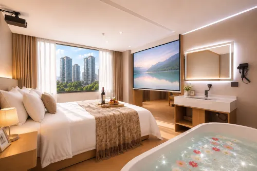Jiute Zhiyuan Hotel (Yueqing Times Square) - فطور
