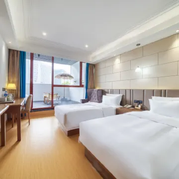 杭州爵優花園酒店（杭州錢江新城婺江路地鐵站店） 鄰近甬江路的酒店