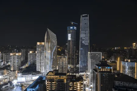 Chongqing Changliu · s High altitude Viewing Hotel (Guanyinqiao Pedestrian Street Branch) Отели рядом с достопримечательностью «Hong'en Temple Forest Park»