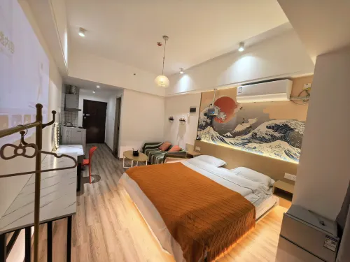 Anqing Natural Awakening B&B (Greenland Xindu Branch) - balcone