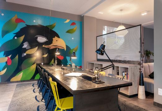 호텔 조식 뷔페 사진