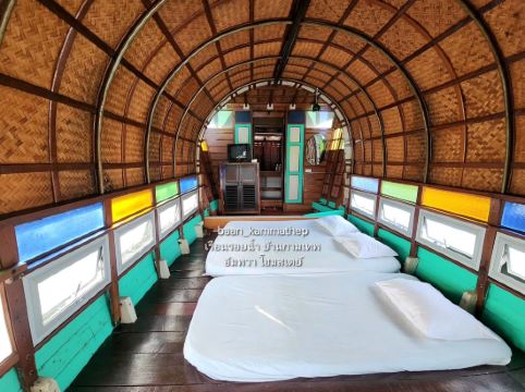 เรือนรอยน้ำ บ้านกามเทพ อัมพวา โฮมสเตย์