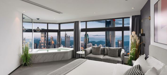Chongqing Mountain City Homestay Hotéis em Xunquim