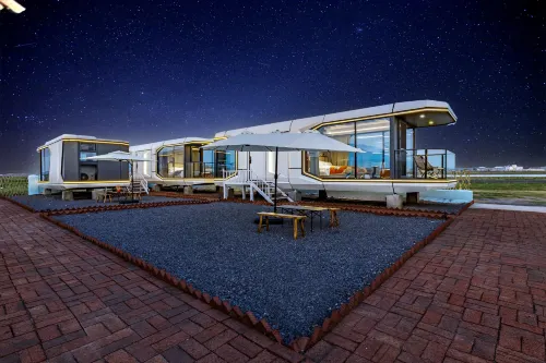 Muyungui Capsule Homestay (Ulan Hada Volcano Geopark) - Parkplatz