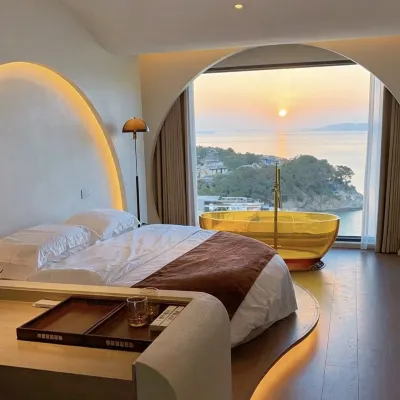 潮汐之約·海景民宿 後沙海灘附近的飯店