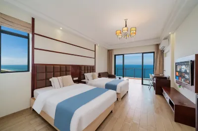 Hailing Island Orange Light Luxury Seaview Apartment 자포 호텔