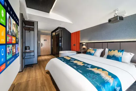 Xishi Light Luxury Homestay (Mingyu Square Branch) Отели рядом с достопримечательностью «Software Engineering Simulation Company， College of Humanities & Information， Changchun University of Technology»