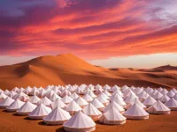 Hourglass · Time's Nest Desert Scenic Homestay Hotels in Zhongwei