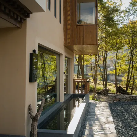 High-end private soup villa with starry sky and 24-hour free oxygen inhalation and floor heating