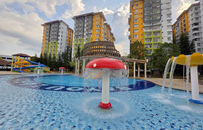 Melaka Town Area Top 1 Family Lovers Water Themepark Suites by GGM