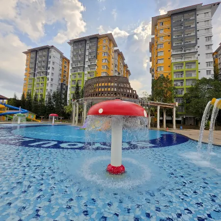Melaka Town Area Top 1 Family Lovers Water Themepark Suites by GGM