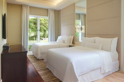 2ベッドルームヴィラ、シングルベッド2台とキングサイズベッド1台、プライベート屋外プール ウェスティン ランカウイ リゾート&スパの写真