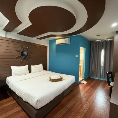 โรงแรมเบด บาย ครูส แอท สามัคคี-ติวานนท์ โรงแรมใกล้เอ็มอาร์ที บางกระสอ