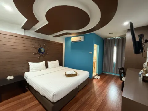 โรงแรมเบด บาย ครูส แอท สามัคคี-ติวานนท์ โรงแรมใกล้ตลาดนกฮูก