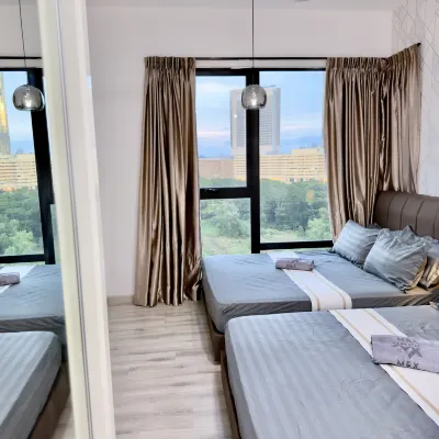 MidValley Southkey Mosaic 6-9pax Netflix-SmartTV70inch Hotels near The Mall, Mid Valley Southkey