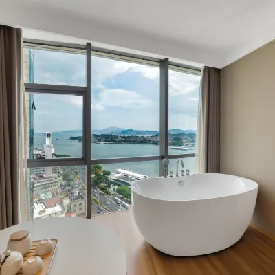Wangyu Tinghai Seaview Villa (Xiamen Zhongshan Road Ferry Terminal Branch) ベイパーク周辺のホテル