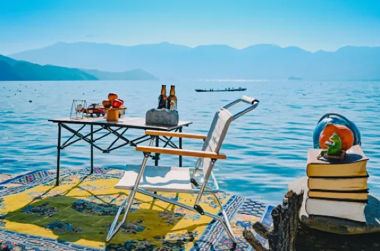 Mosuo Garden Lake Shore Panoramic View|Azure Ripples Vista Resort Hotel (Big Falling Water Village)