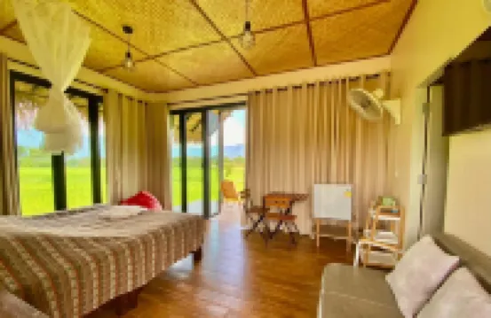 บ้านผ่อดอยกอยดาว โรงแรมใกล้วัดถ้ำเชียงดาว