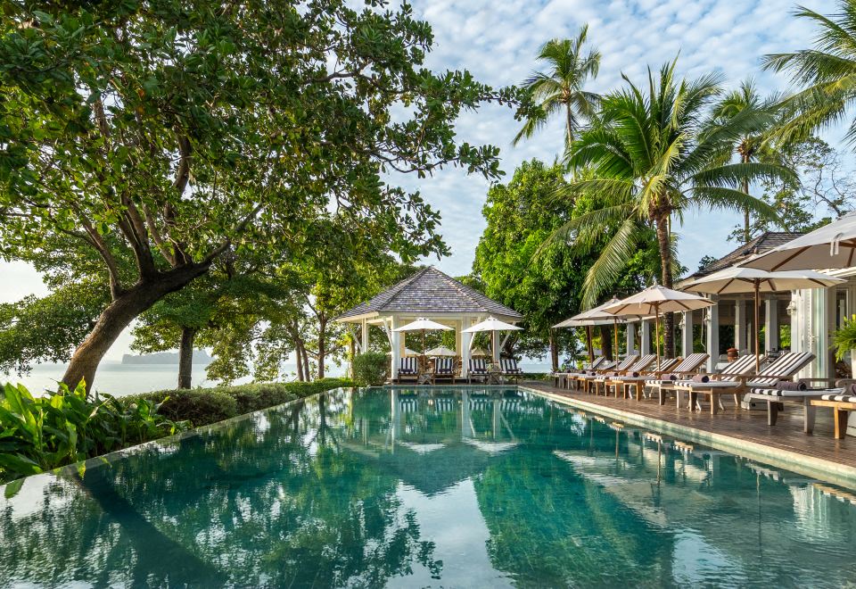 케이프 쿠두 호텔의 아침 식사 뷔페 모습