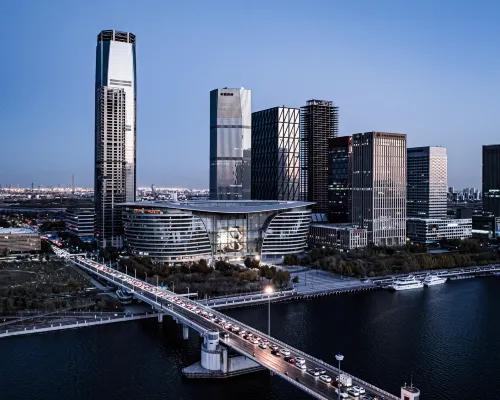 天津于家堡洲際酒店及行政公寓 外觀 Photos