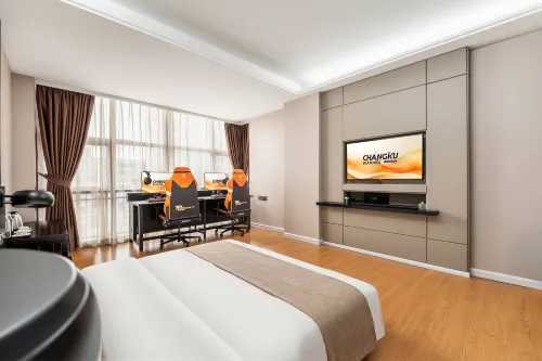 Changku Alien E-Sports Hotel (Dongguan Dongkeng Songhu Xiyueli) - Haustierfreundliche