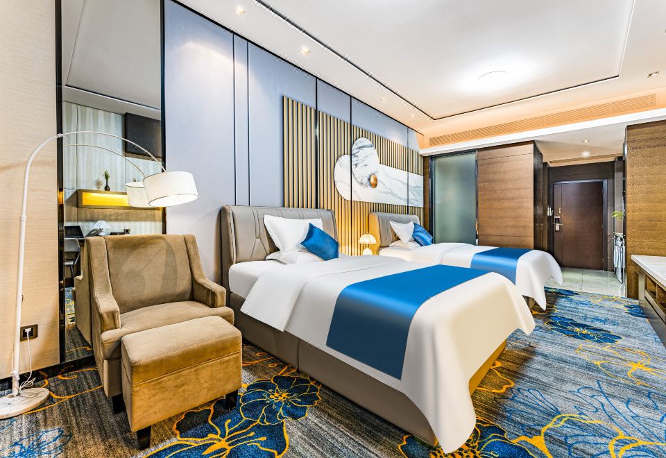 광저우 동부 기차역 인근의 도심 풍경