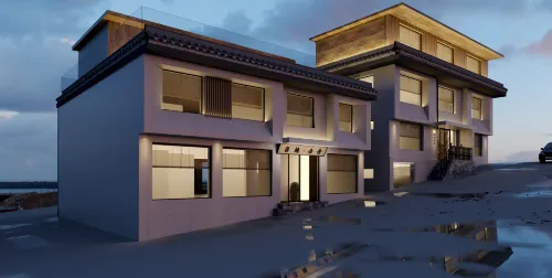 Xidi Jinshe light luxury homesta - ห้องครัว