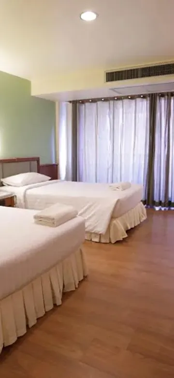 ห้องทวินดีลักซ์พร้อมอ่างอาบน้ำ