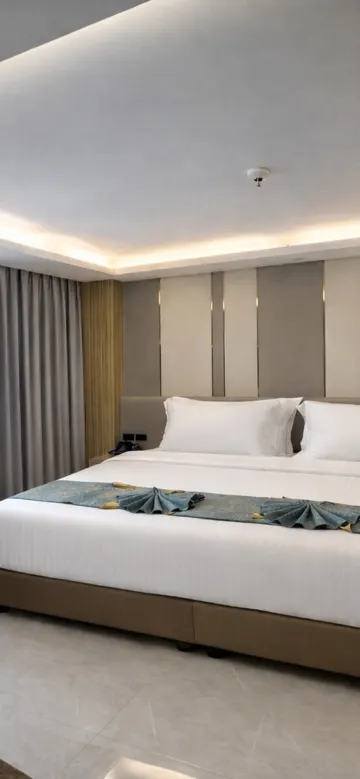 ห้องดีลักซ์ เตียงใหญ่