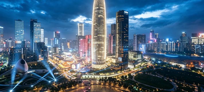 Shenzhen · Dongmen Old Street | Sky Garden 180° Cloud City View Light Stay (Luohu Port) Hotéis em Shenzhen