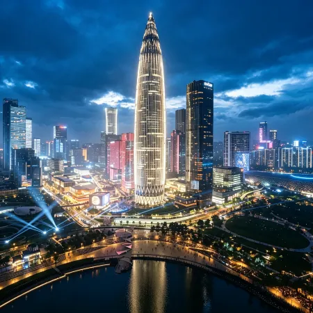 Shenzhen · Dongmen Old Street | Sky Garden 180° Cloud City View Light Stay (Luohu Port)