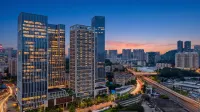 Qiju · Yijing DESIGNER Audio-Visual Residence (Shenzhen Zhongzhoufang Sungang Subway Station) - مطابخ