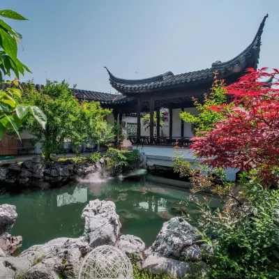 蘇州聽泊藝術旅宿（太湖西山景勝地） 太湖大橋周辺のホテル